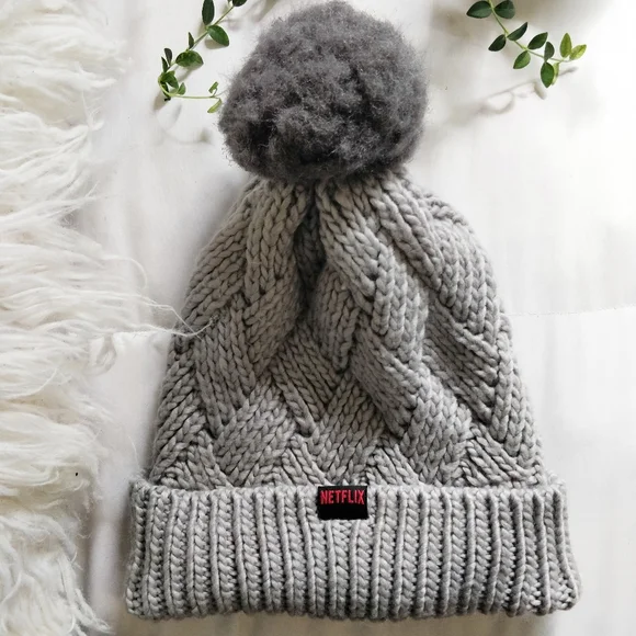 Accessories | Grey Beanie Netflix Hat | Poshmark display picture 3